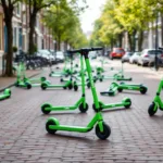 een bewoner deelt hoe elektrische steps van lime voor chaos zorgen in de straat en welke problemen dit met zich meebrengt.