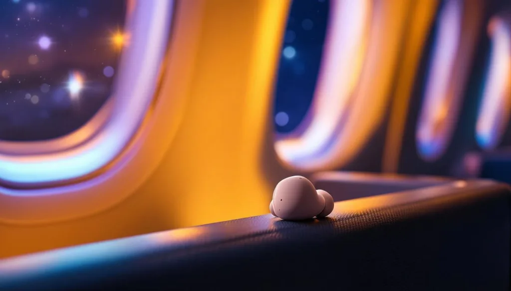 ontdek deze oordoppen die nachtvluchten volledig stil maken, zonder muziek of apps. geniet van een rustige en ontspannen reis.