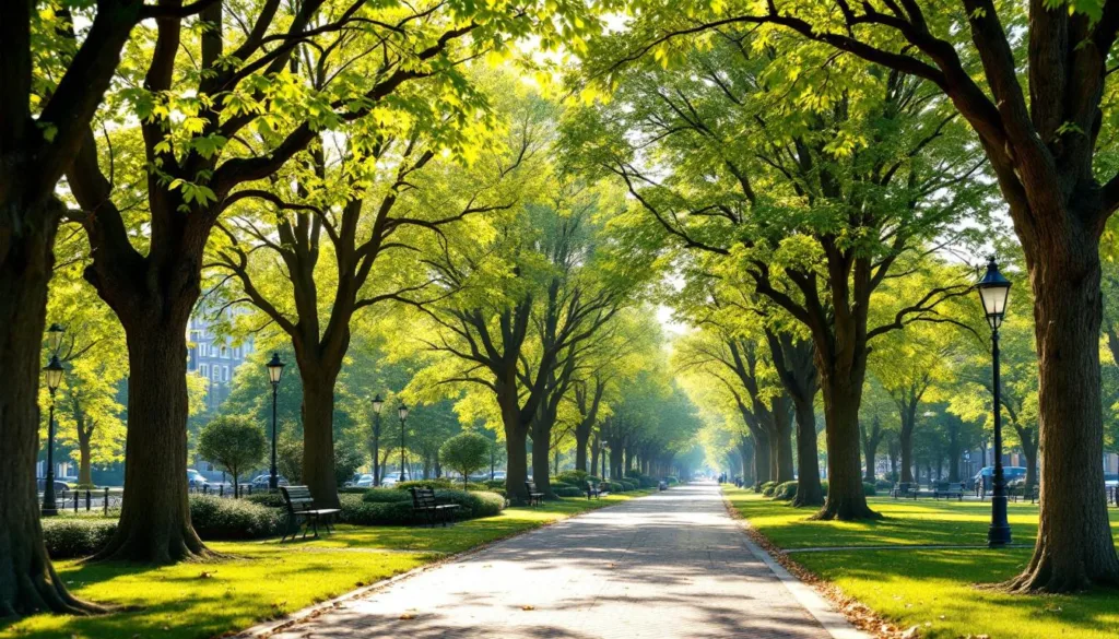 ontdek 10 lokale bomen die de lucht zuiveren en perfecte schaduw bieden, zonder exotisch te zijn.
